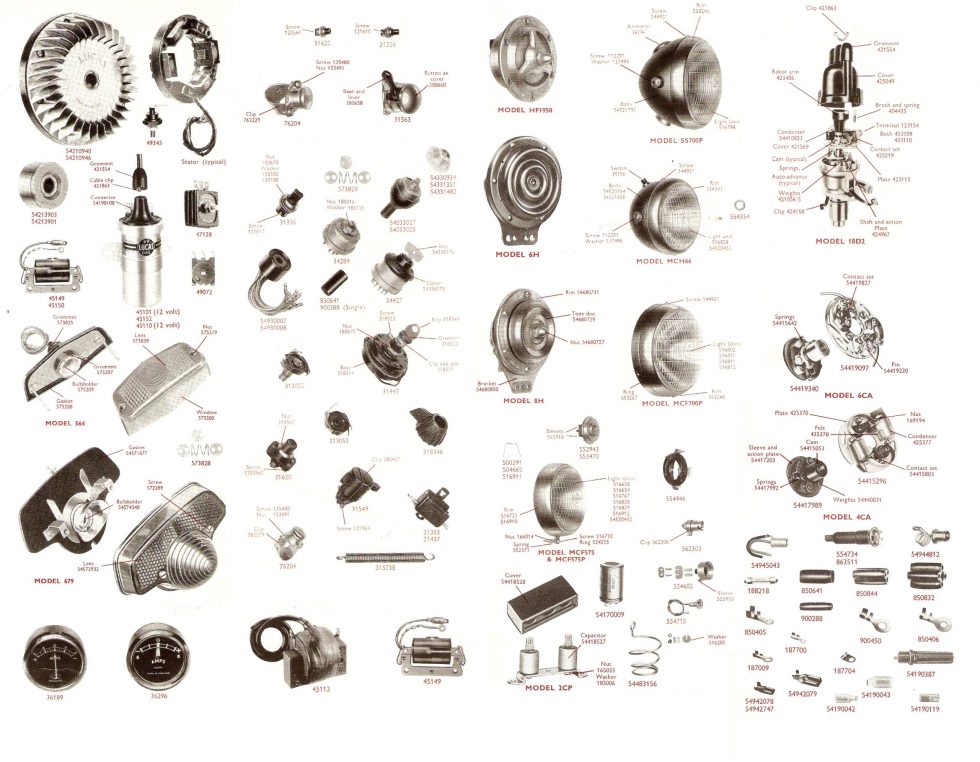 Lucas Parts The Triumph C Range